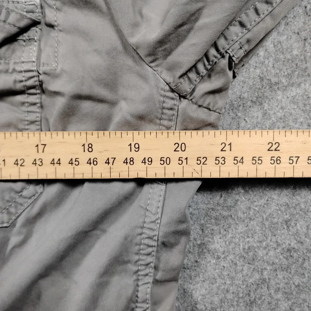 J.Crew Classic Twill Chino Utility Jacket Women's M Gray Weathered Field Coat